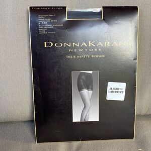 NOS Donna Karan True Matte Toner Pantyhose Midnight Navy Small Style OOQ65